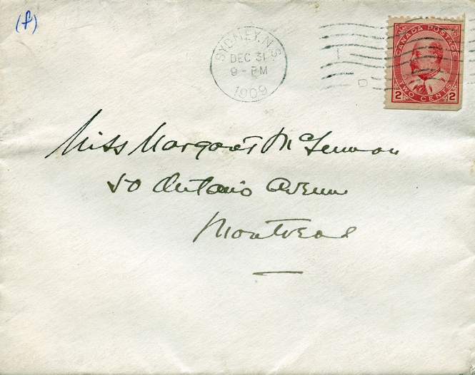 Letter from Louise McLennan to Margaret McLennan